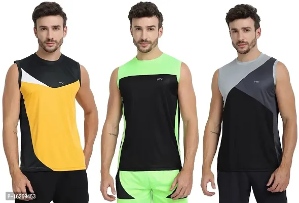 FTX Men's Dri-Fit Round Neck T-Shirt - 709-PO3