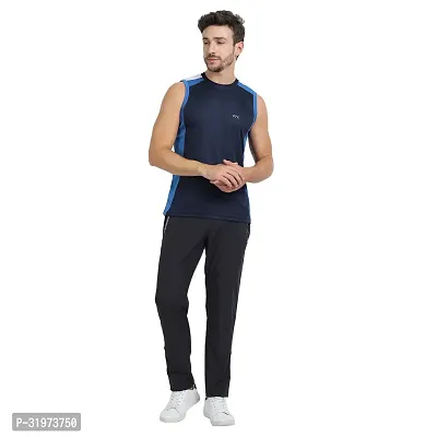 Stylish Multicoloured Polyester Colourblocked Gym Vest For Men Pack Of 3-thumb5