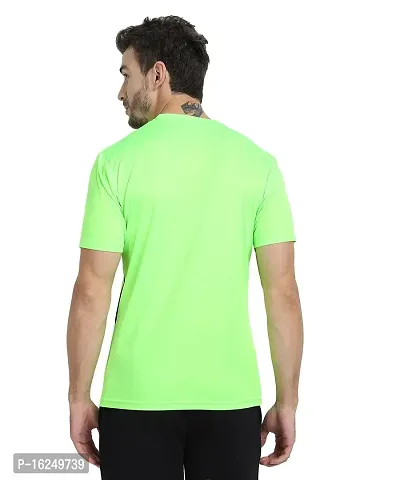 FTX Men's Dri-Fit Round Neck T-Shirt Combo - Aqua Blue, Green, Light Green (710_1-710_7-710_8)-thumb3