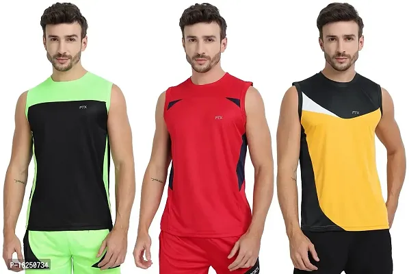 FTX Men's Dri-Fit Round Neck T-Shirt - 709-PO3