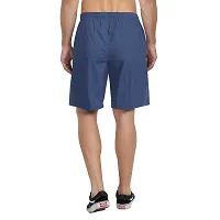 Men Solid Cotton Casual Shorts-thumb1