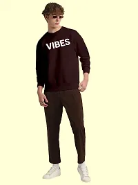 FTX Men Round Neck Printed Maroon Sweatshirt-thumb3