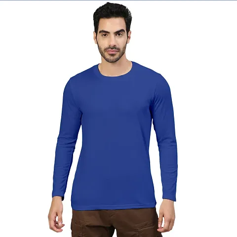 Classy FTX Men Solid Round Neck Full Sleeves T-Shirt
