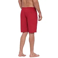 FTX Men's Solid Woven Cotton Shorts - Red-thumb2