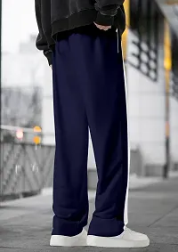 FTX Men Cut  Sew Baggy Fit Navy Track Pant-thumb1