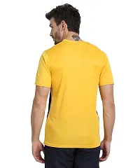 FTX Men's Dri-Fit Round Neck T-Shirt Combo - Aqua Blue, Navy Blue, Gold (710_1-710_4-710_11)-thumb3