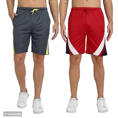 FTX Men's Micro Dri-Fit Knitted Shorts Combo - Pack of 2 (704)