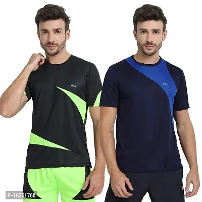 FTX Men's Dri-Fit Round Neck T-Shirt Combo - Pack of 2 (710)