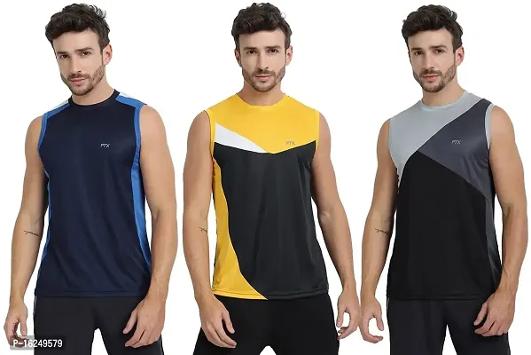 FTX Men's Dri-Fit Round Neck T-Shirt - 709-PO3