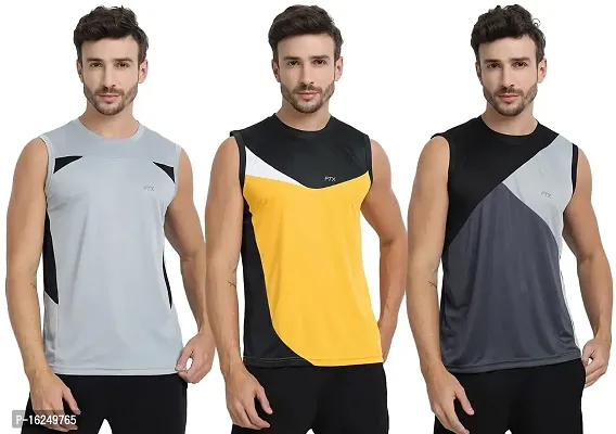 FTX Men's Dri-Fit Round Neck T-Shirt - 709-PO3