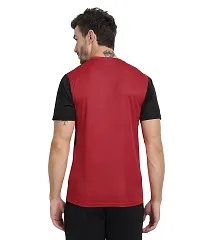 FTX Men's Dri-Fit Round Neck T-Shirt Combo - Aqua Blue, Red, Charcoal Black (710_1-710_3-710_10)-thumb2