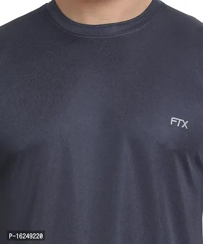 FTX Men's Dri-Fit Round Neck T-Shirt Combo - Pack of 2 (Royal Blue, Steel Grey - 723_1-723_8)-thumb5