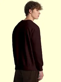 FTX Men Round Neck Printed Maroon Sweatshirt-thumb1