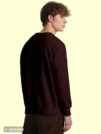 FTX Men Round Neck Printed Maroon Sweatshirt-thumb2