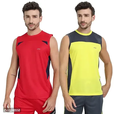 FTX Men's Dri-Fit Round Neck T-Shirt - 709-PO2