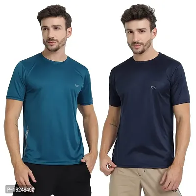 FTX Men's Dri-Fit Round Neck T-Shirt Combo - Pack of 2 (723)