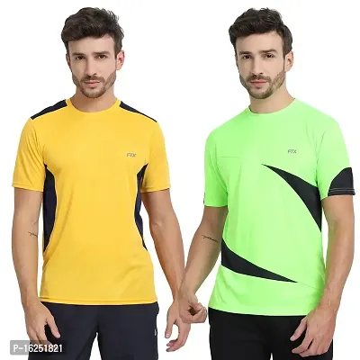 FTX Men's Dri-Fit Round Neck T-Shirt Combo - Pack of 2 (710)