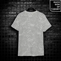 Stylish Grey Cotton Blend Tees For Men-thumb1