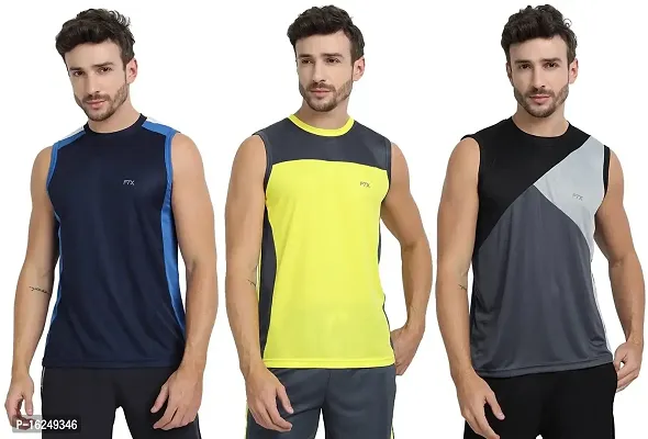 FTX Men's Dri-Fit Round Neck T-Shirt - 709-PO3