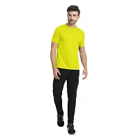 Stylish Golden Polyester Tees For Men-thumb2