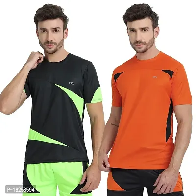 FTX Men's Dri-Fit Round Neck T-Shirt Combo - Pack of 2 (710)