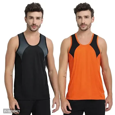 FTX Men's Round Neck Polyester Vest (Pack of 2)