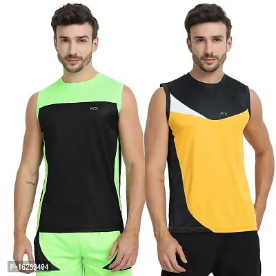 FTX Men's Dri-Fit Round Neck T-Shirt - 709-PO2