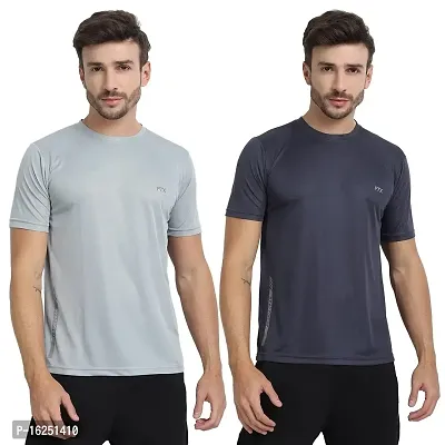 FTX Men's Dri-Fit Round Neck T-Shirt Combo - Pack of 2 (723)