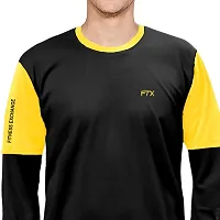 FTX Men Round Neck Full Sleeve Black Tshirt-thumb2