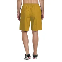 Men Solid Cotton Casual Shorts-thumb1