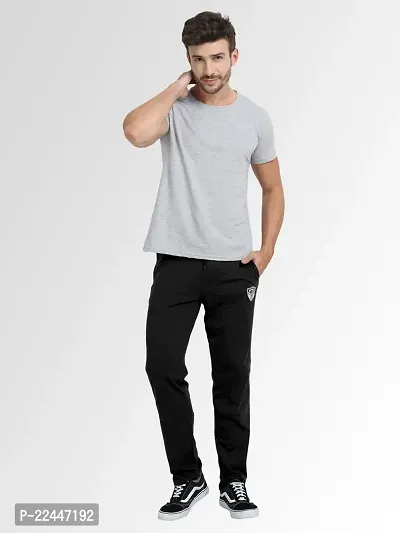 FTX Men Solid Black Track Pant-thumb5