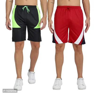 FTX Men's Micro Dri-Fit Knitted Shorts Combo - Pack of 2 (704)