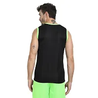 Drifit Mens Solid Roundneck Sleeveless Sports T-Shirt-thumb3