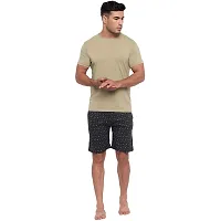 FTX Men's Printed Knitted Cottonpoly Shorts - Pack of 2-thumb4