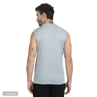 Stylish Multicoloured Polyester Colourblocked Gym Vest For Men Pack Of 3-thumb2