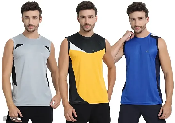 FTX Men's Dri-Fit Round Neck T-Shirt - 709-PO3