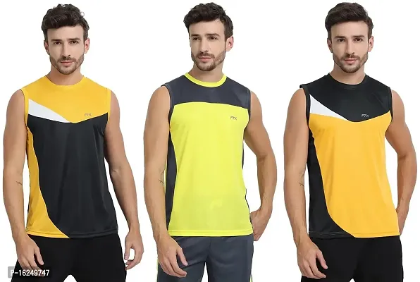 FTX Men's Dri-Fit Round Neck T-Shirt - 709-PO3