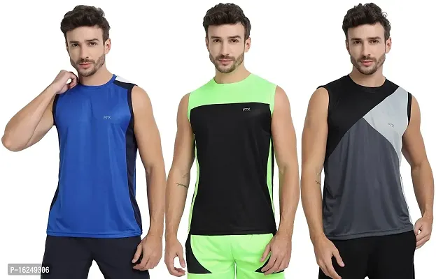 FTX Men's Dri-Fit Round Neck T-Shirt - 709-PO3-thumb0