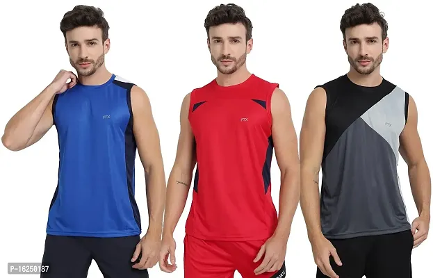 FTX Men's Dri-Fit Round Neck T-Shirt - 709-PO3-thumb0