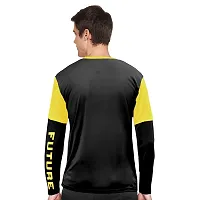 FTX Men Round Neck Full Sleeve Black Tshirt-thumb1