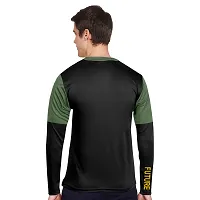 FTX Men Round Neck Full Sleeve Black Tshirt-thumb1