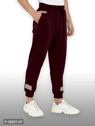 FTX Men Solid Maroon Track Pant-thumb3