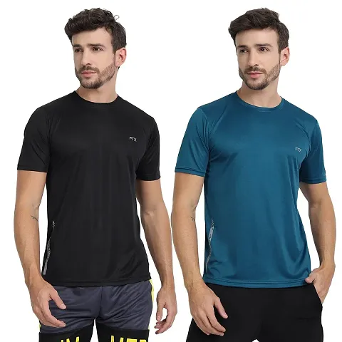 Trendy Polyester Tees For Men 