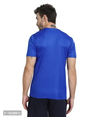 FTX Men's Dri-Fit Round Neck T-Shirt Combo - Pack of 2 (Royal Blue, Black - 723_1-723_2)-thumb3