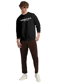 FTX Men Round Neck Printed Black Sweatshirt-thumb3