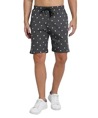 FTX Men's Printed Single Jersey Knitted Shorts Combo - Pack of 2-thumb4