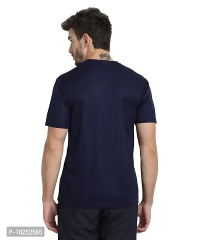 FTX Men's Dri-Fit Round Neck T-Shirt Combo - Aqua Blue, Navy Blue, Gold (710_1-710_4-710_11)-thumb3
