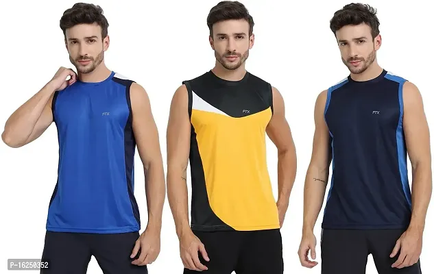 FTX Men's Dri-Fit Round Neck T-Shirt - 709-PO3