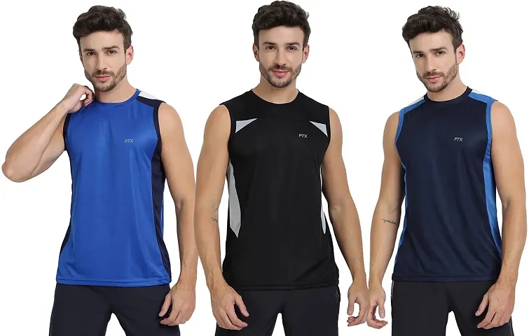 FTX Men's Dri-Fit Round Neck T-Shirt - 709-PO3