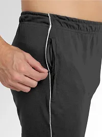 FTX Men Solid Black Track Pant-thumb3